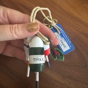 Maine Themed Christmas ordinamate with Buoy Charms